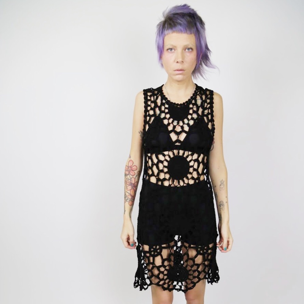 #UNIF Fleur Crochet Dress